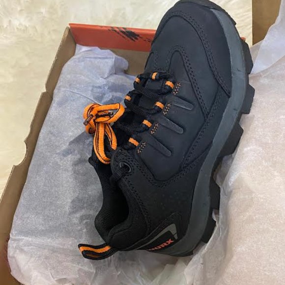 NIB $115 WORX Women 6 Hiking Sneaker Boots 3" Cobalt Hiker Steel Toe in Black - Picture 9 of 9